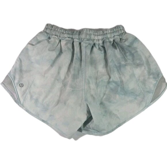 Lululemon Women's Hotty Hot Shorts 4" Low Rise Lined Diamond Dye Sz 4 - Picture 6 of 7